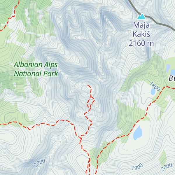 Map of Maja e Bojës