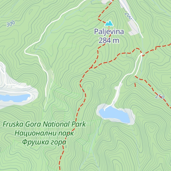 Map of Mali Kamenar