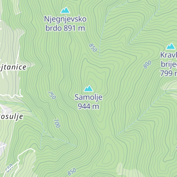 Map of Samolje