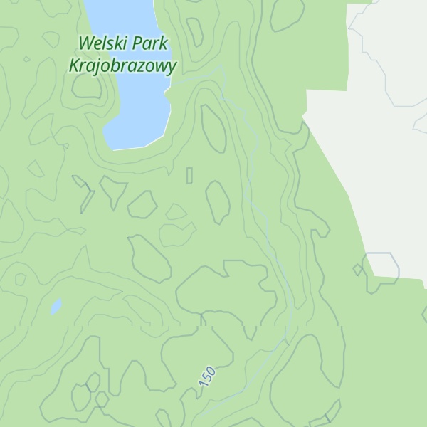 Map of Czubata Góra
