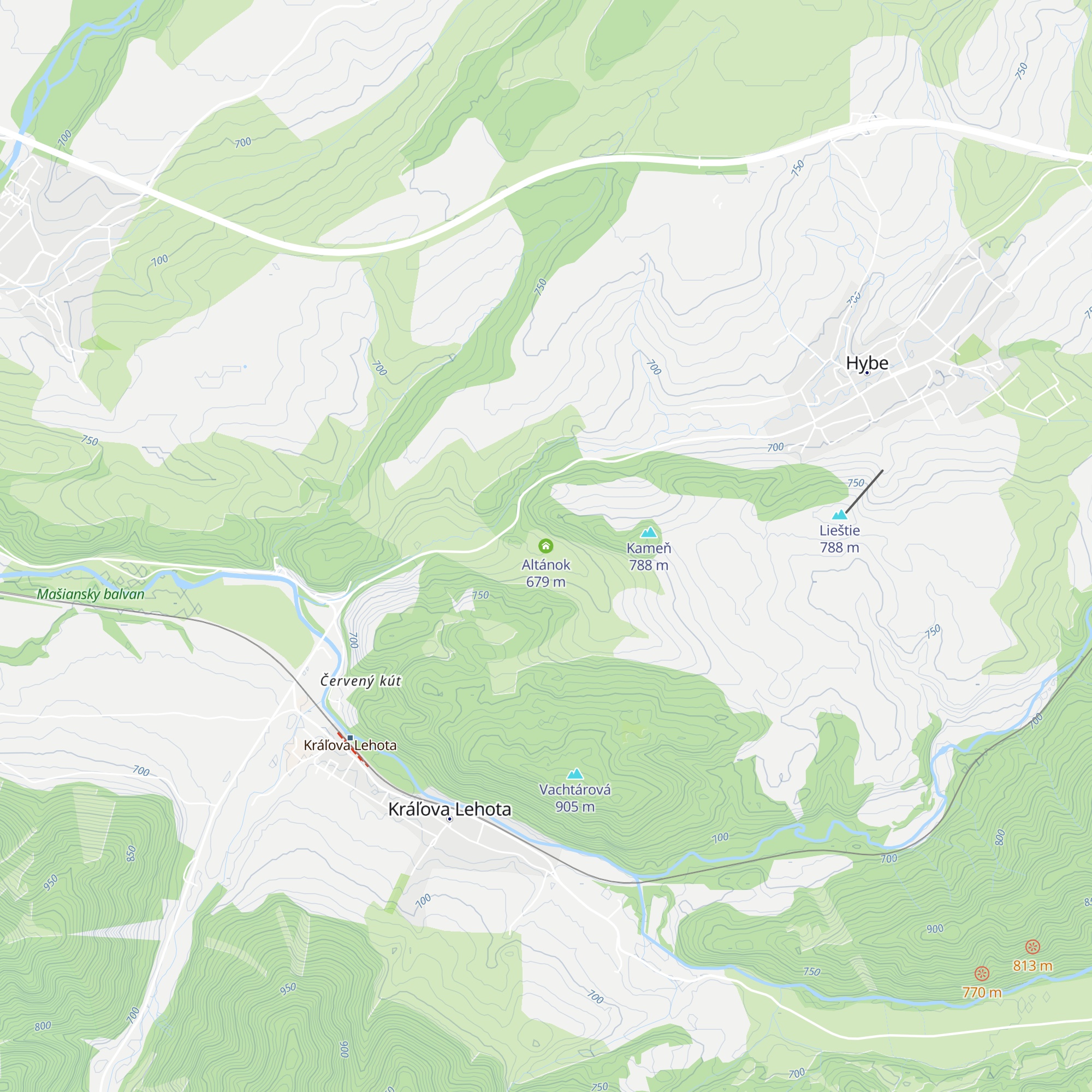 Altánok map