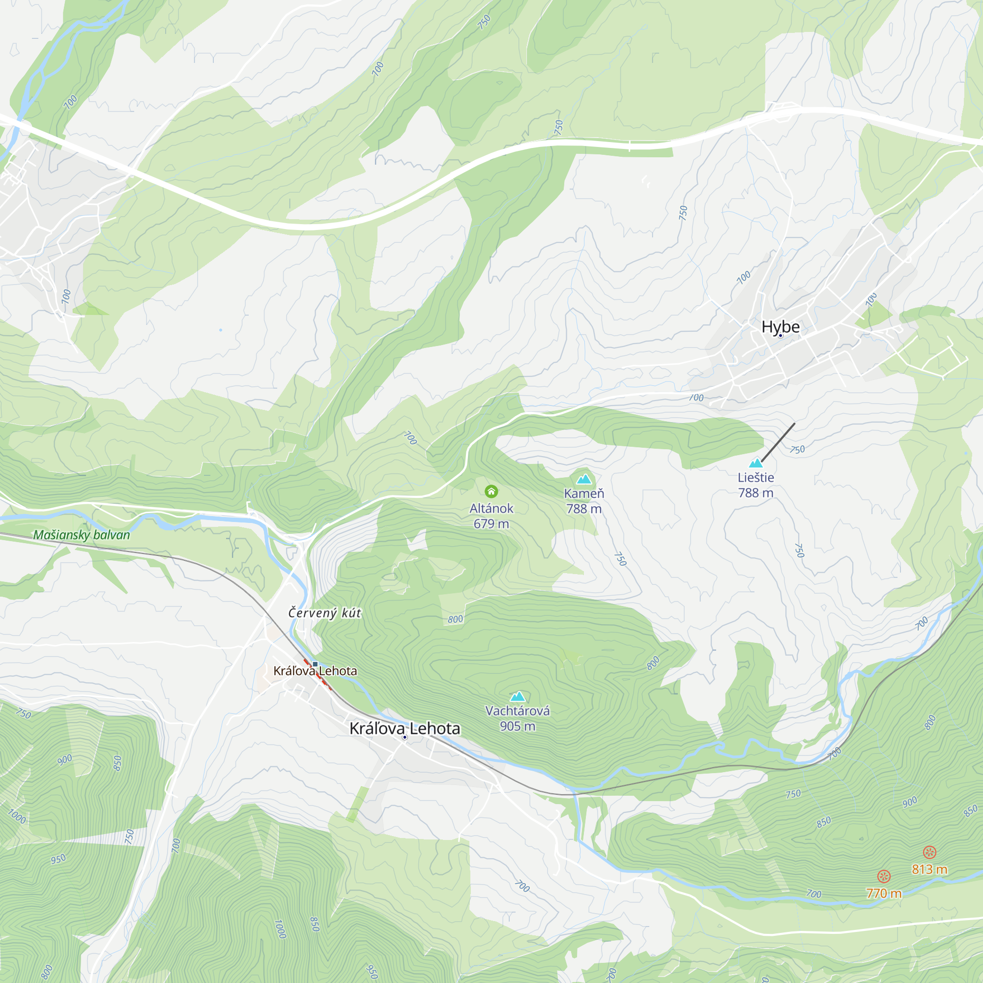 Altánok map