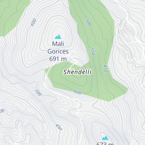 Map of Mal Shendelli