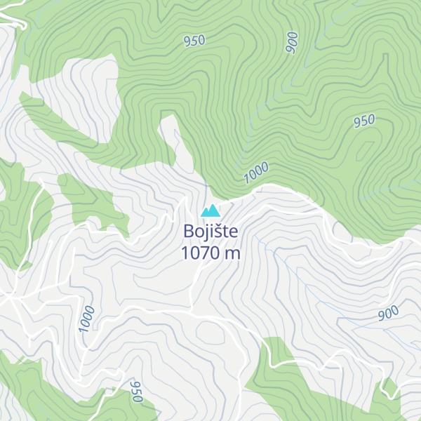 Map of Bojište