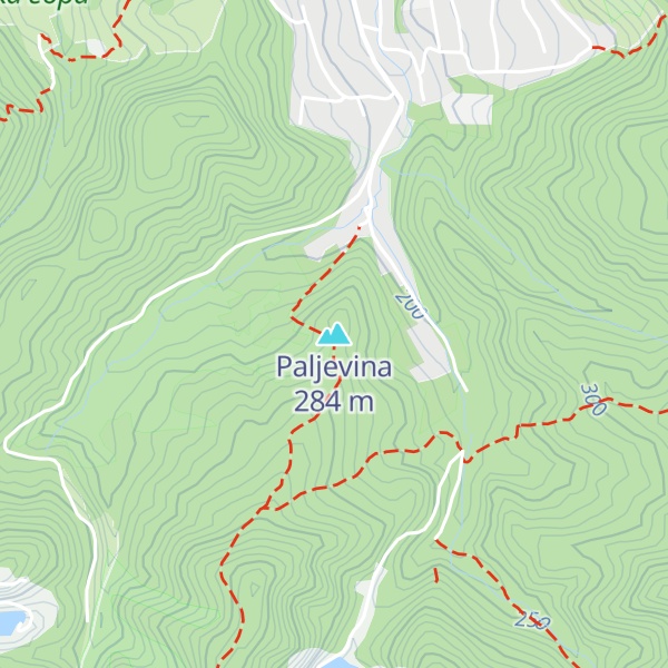 Map of Paljevina