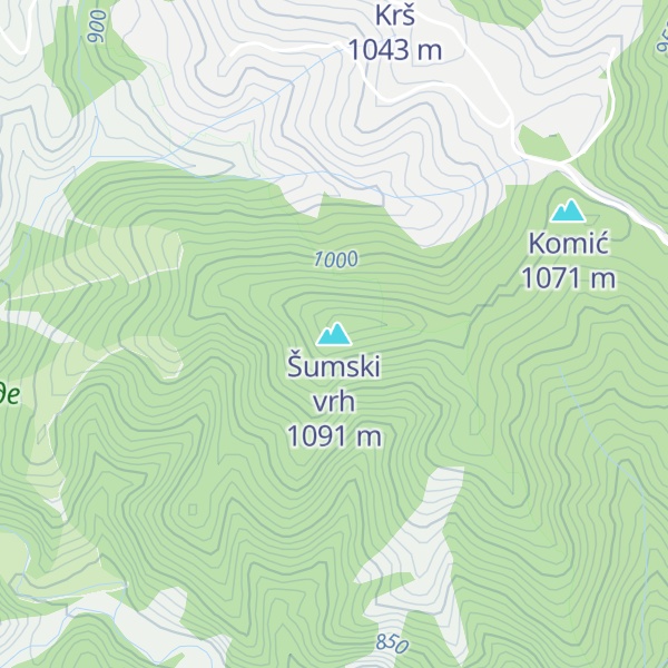 Map of Šumski vrh
