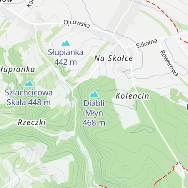 Map of Diabli Młyn