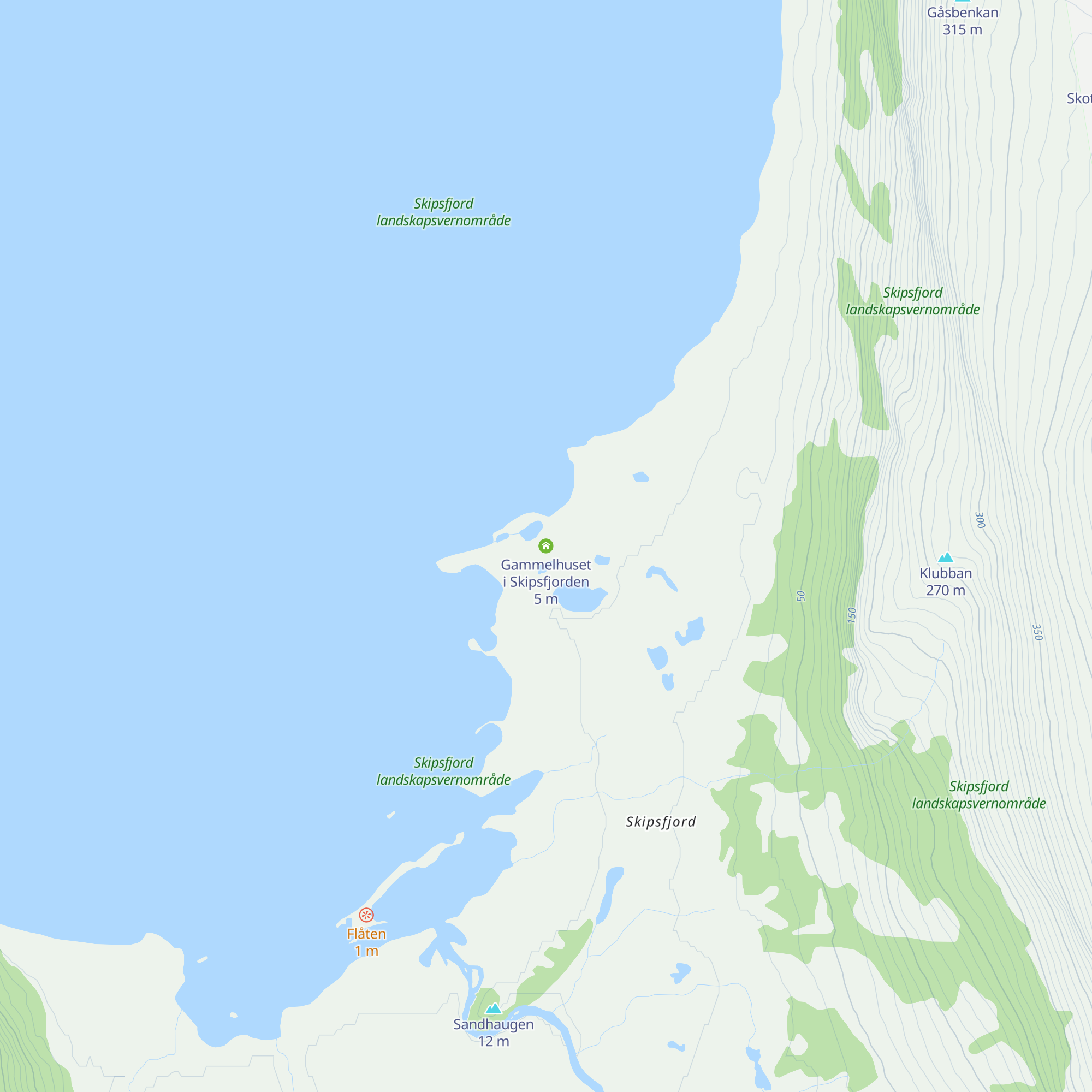 Gammelhuset i Skipsfjorden map