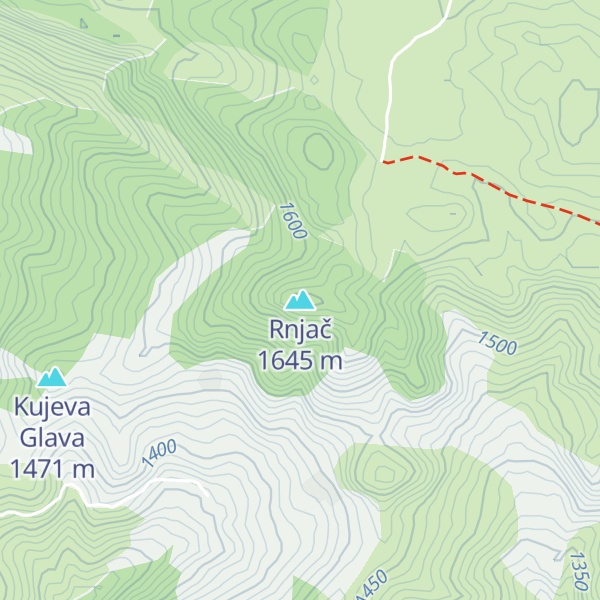 Map of Rnjač