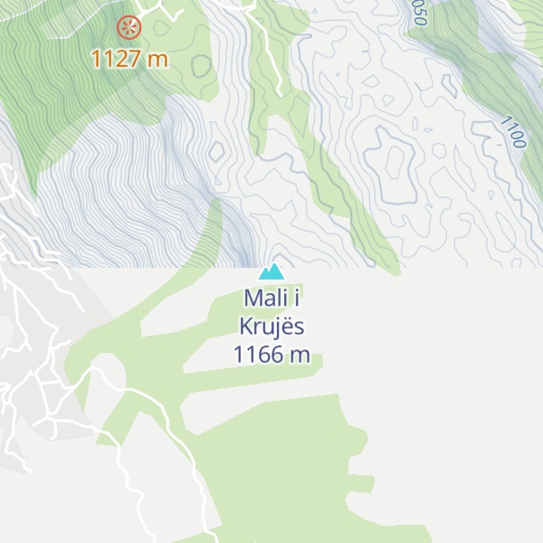 Map of Mali i Krujës