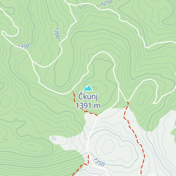 Map of Čkunj