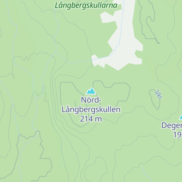 Map of Nörd-Långbergskullen