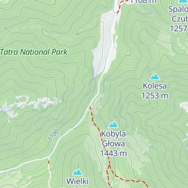 Map of Leśniczówka Chochołowska