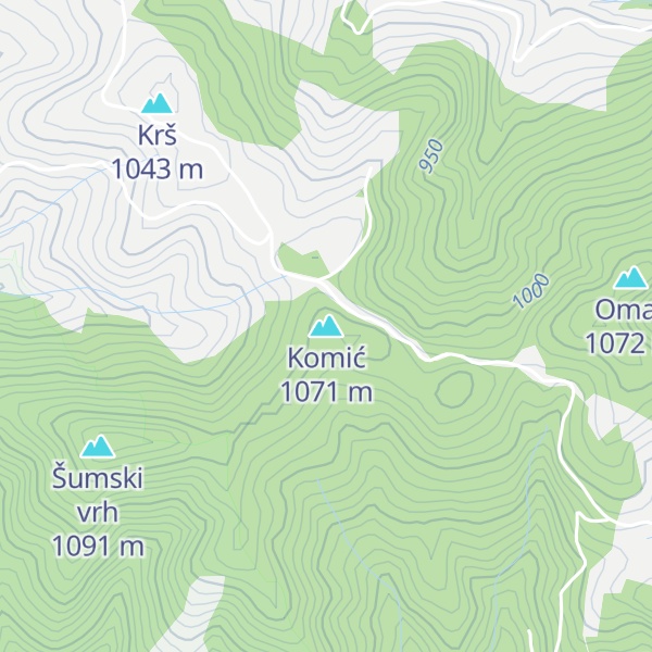 Map of Komić