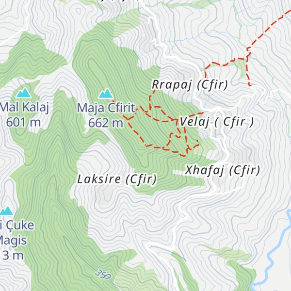 Map of Shkembi i Cfirit