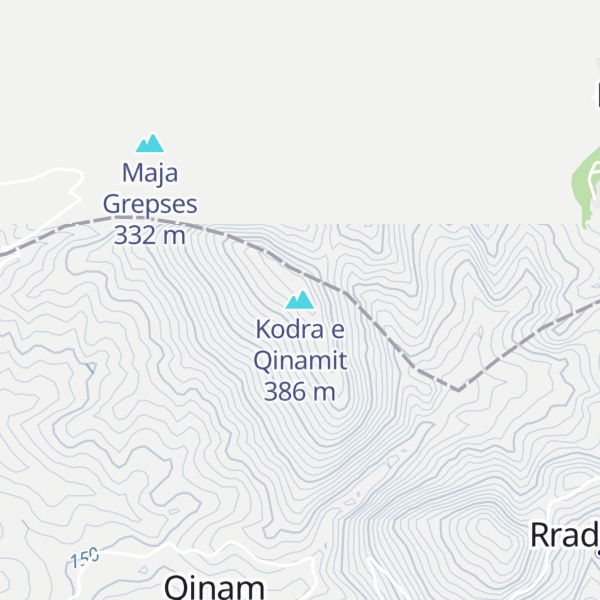 Map of Kodra e Qinamit