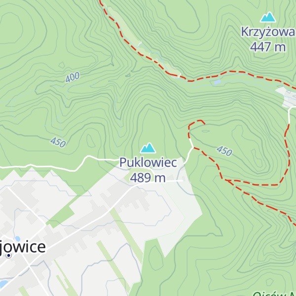 Map of Puklowiec