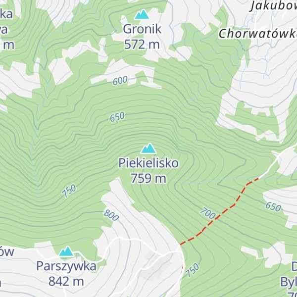 Map of Piekielisko