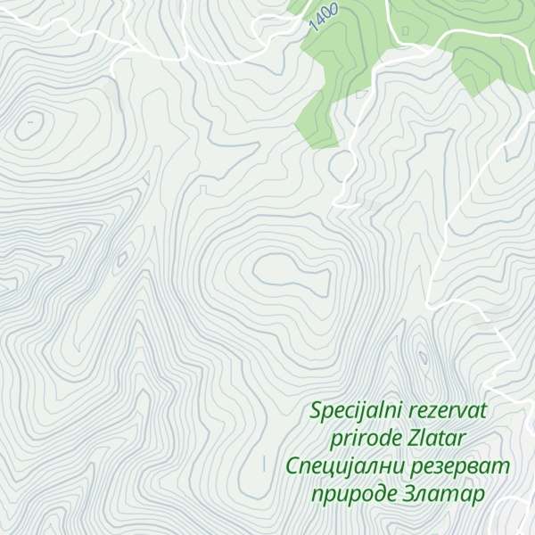 Map of Pliješ