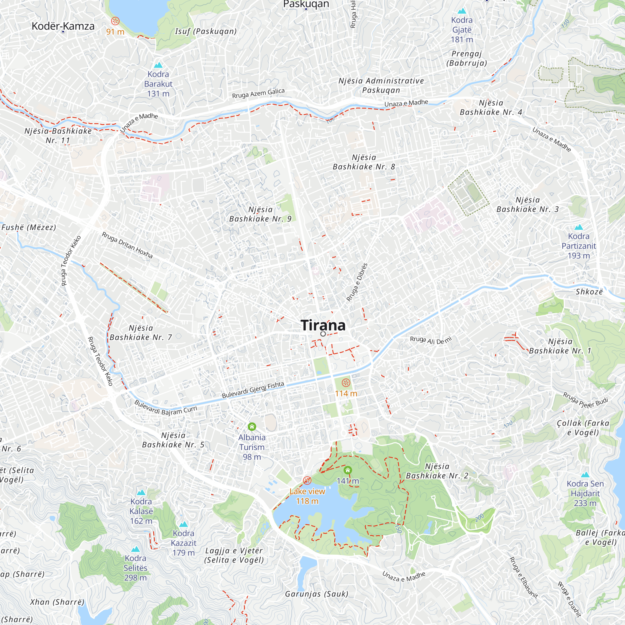 Tourist Information map