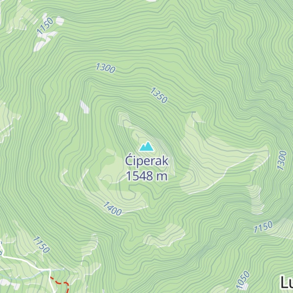 Map of Ćiperak
