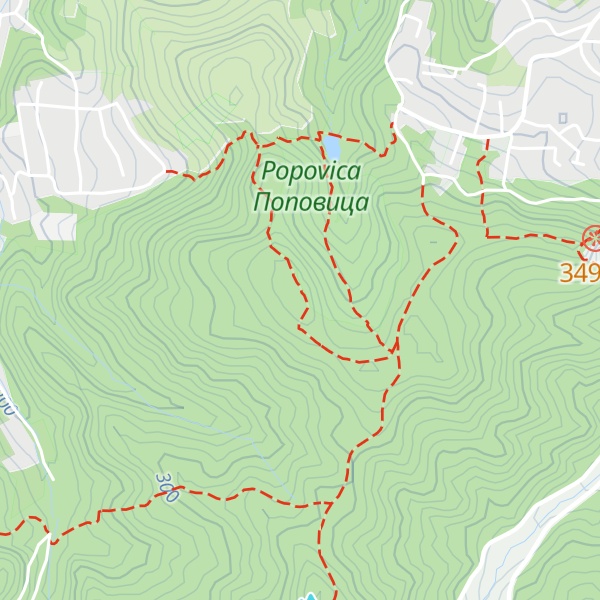 Map of Popovica