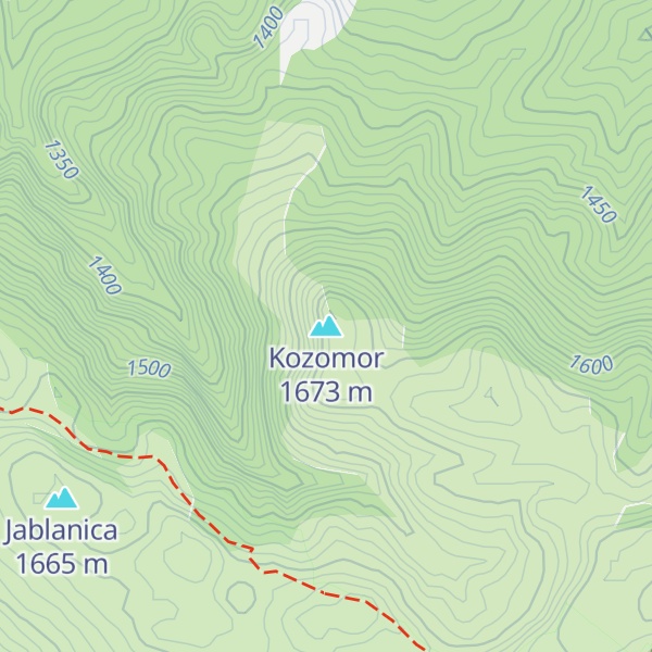 Map of Kozomor