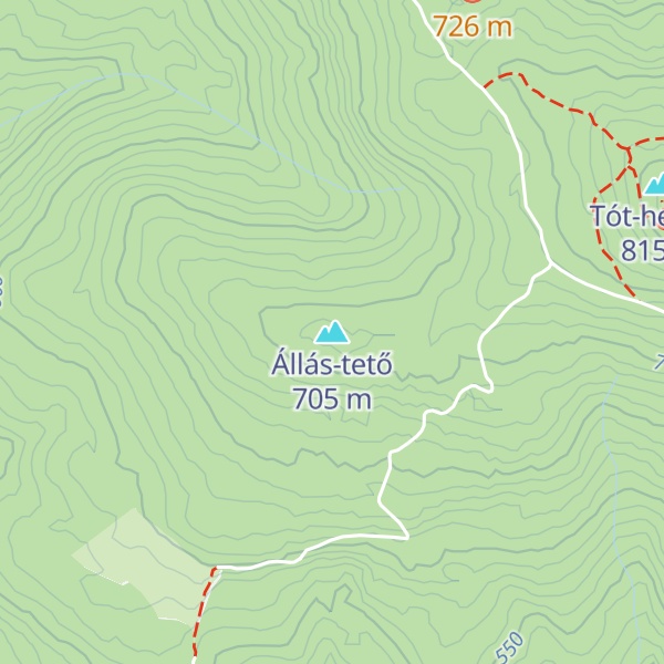 Map of Állás-tető