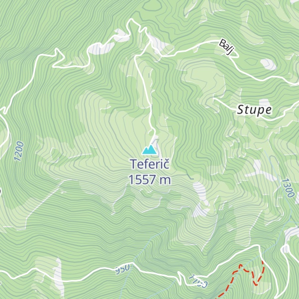 Map of Teferič