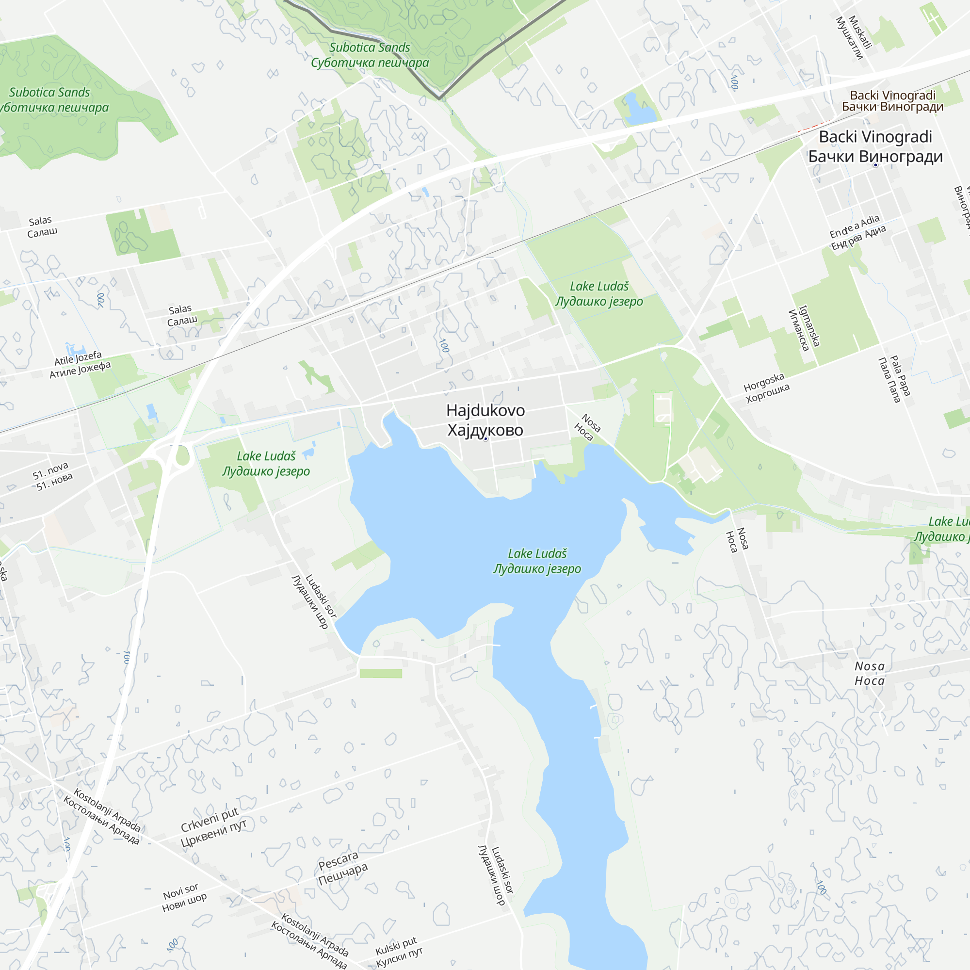 Visitor Center Ludas map