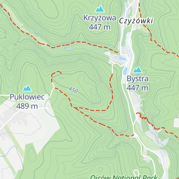 Map of Chełmowa Góra