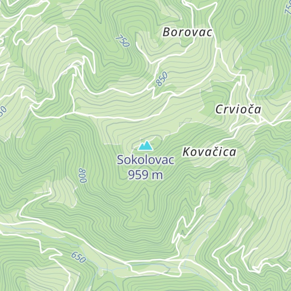 Map of Sokolovac