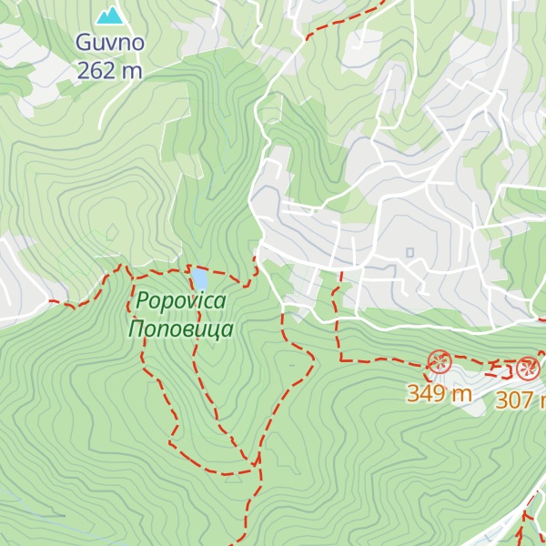 Map of Planinarski dom „Dr Radivoj Simonović”