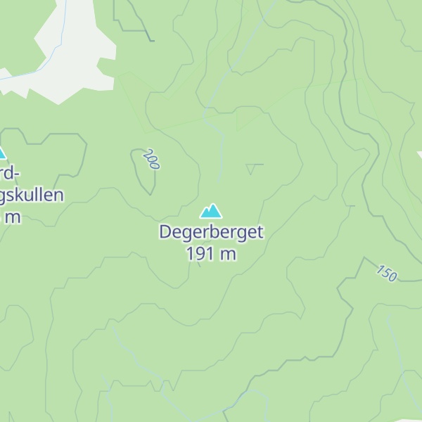 Map of Degerberget