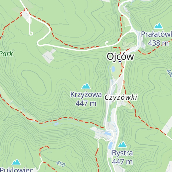 Map of Krzyżowa