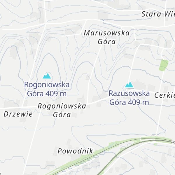 Map of Marusowska Góra