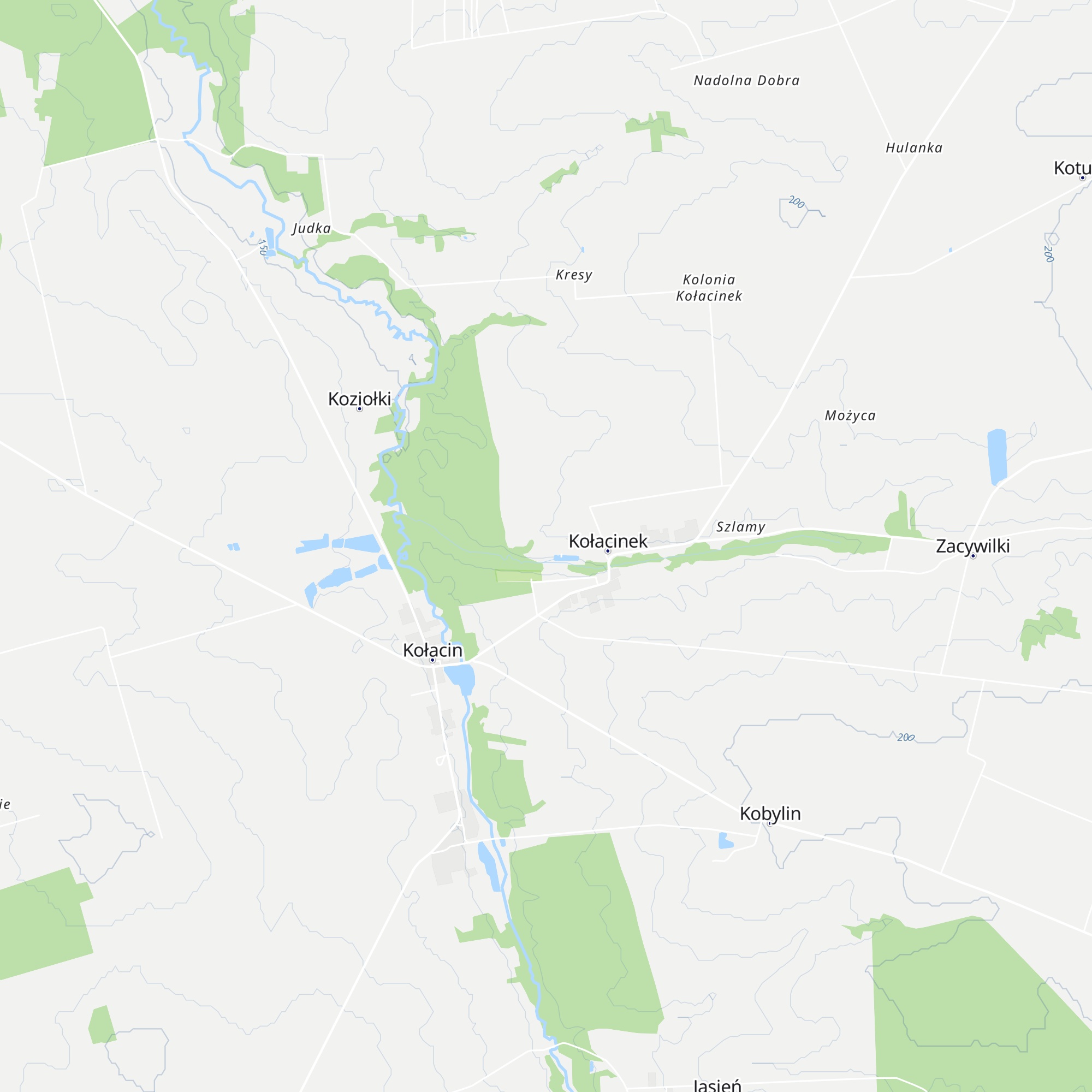 Chatka na koguciej nużce map