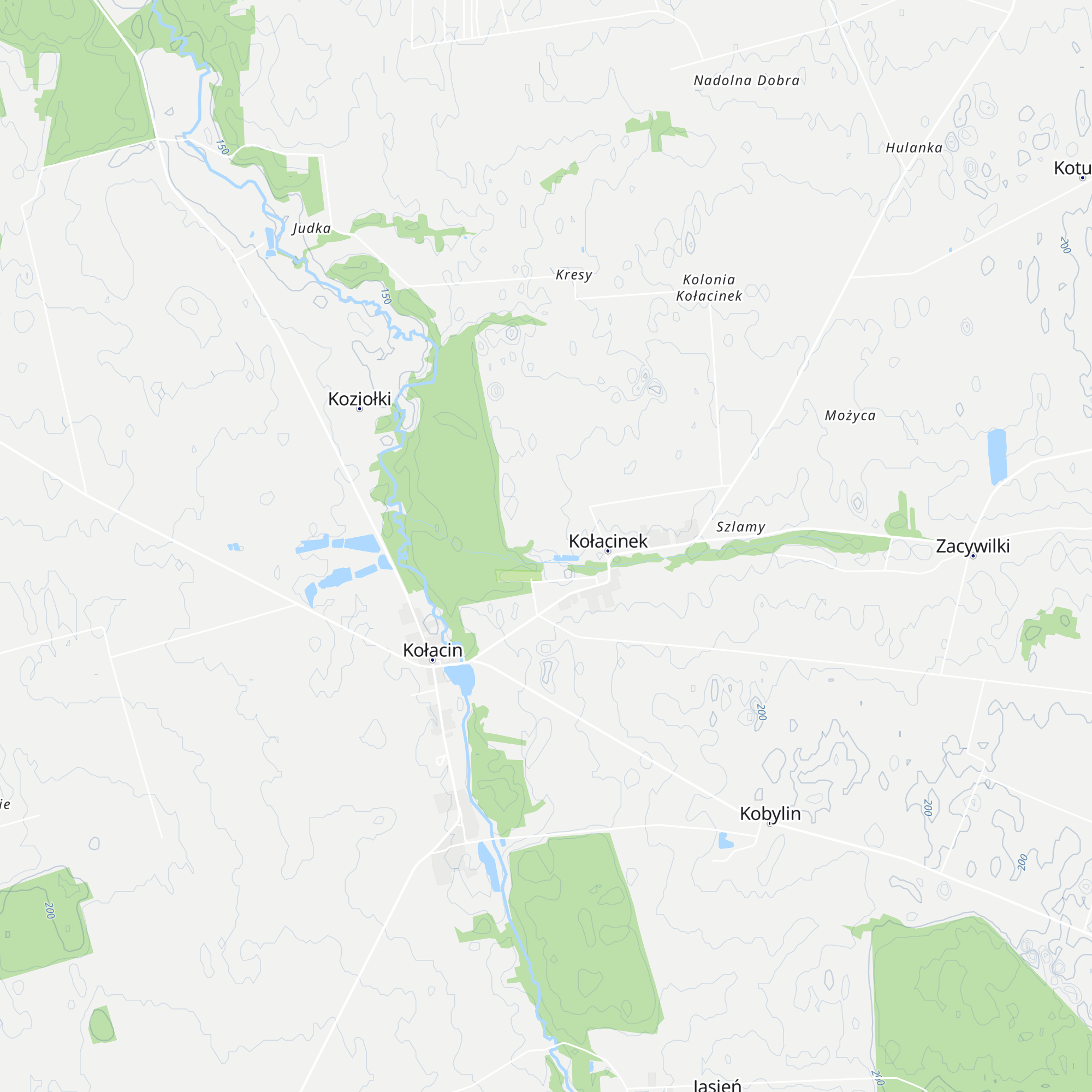 Chatka na koguciej nużce map