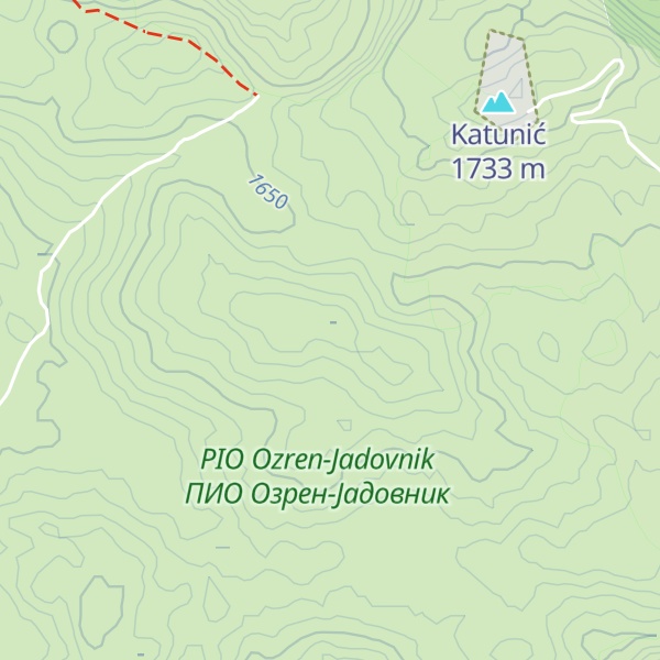Map of Orlovača