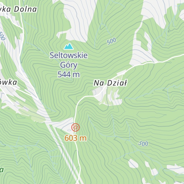 Map of Trzebuńska Góra