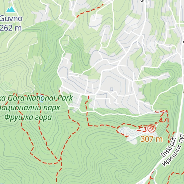 Map of Planinarski dom „Železničar”