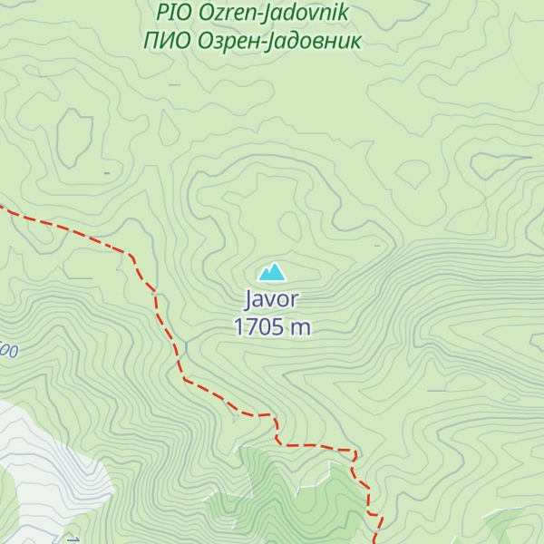 Map of Javor
