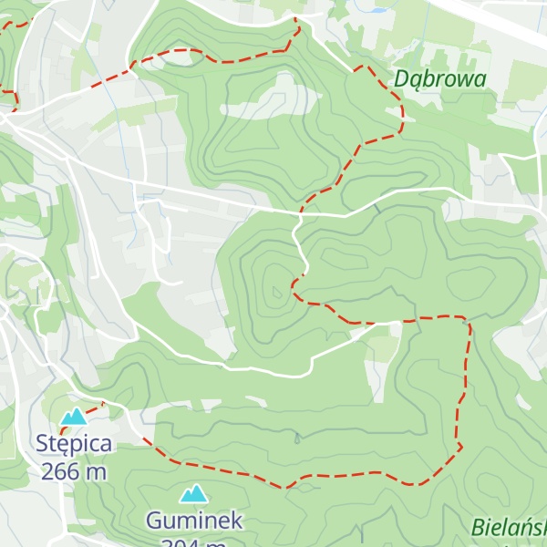 Map of Ostra Góra