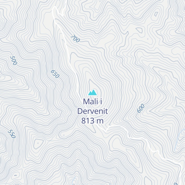 Map of Mali i Dervenit
