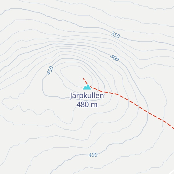 Map of Järpkullen