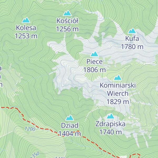 Map of Kobyle Głowy