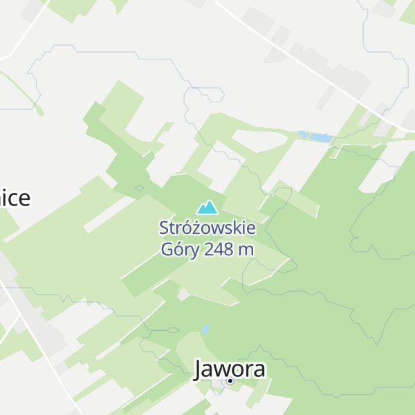 Map of Stróżowskie Góry