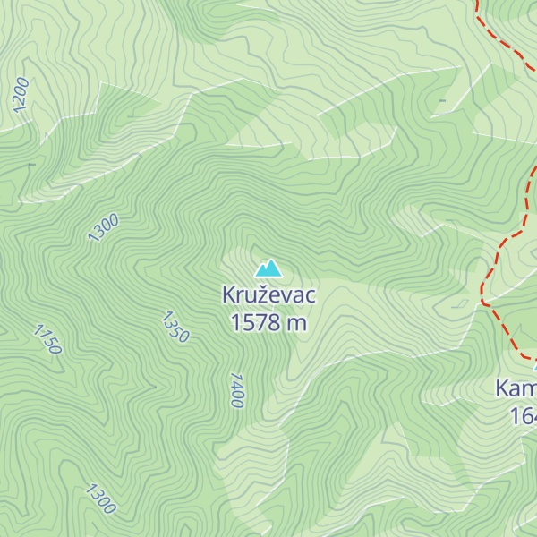 Map of Kruževac