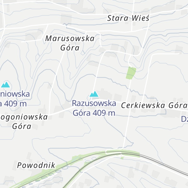 Map of Razusowska Góra