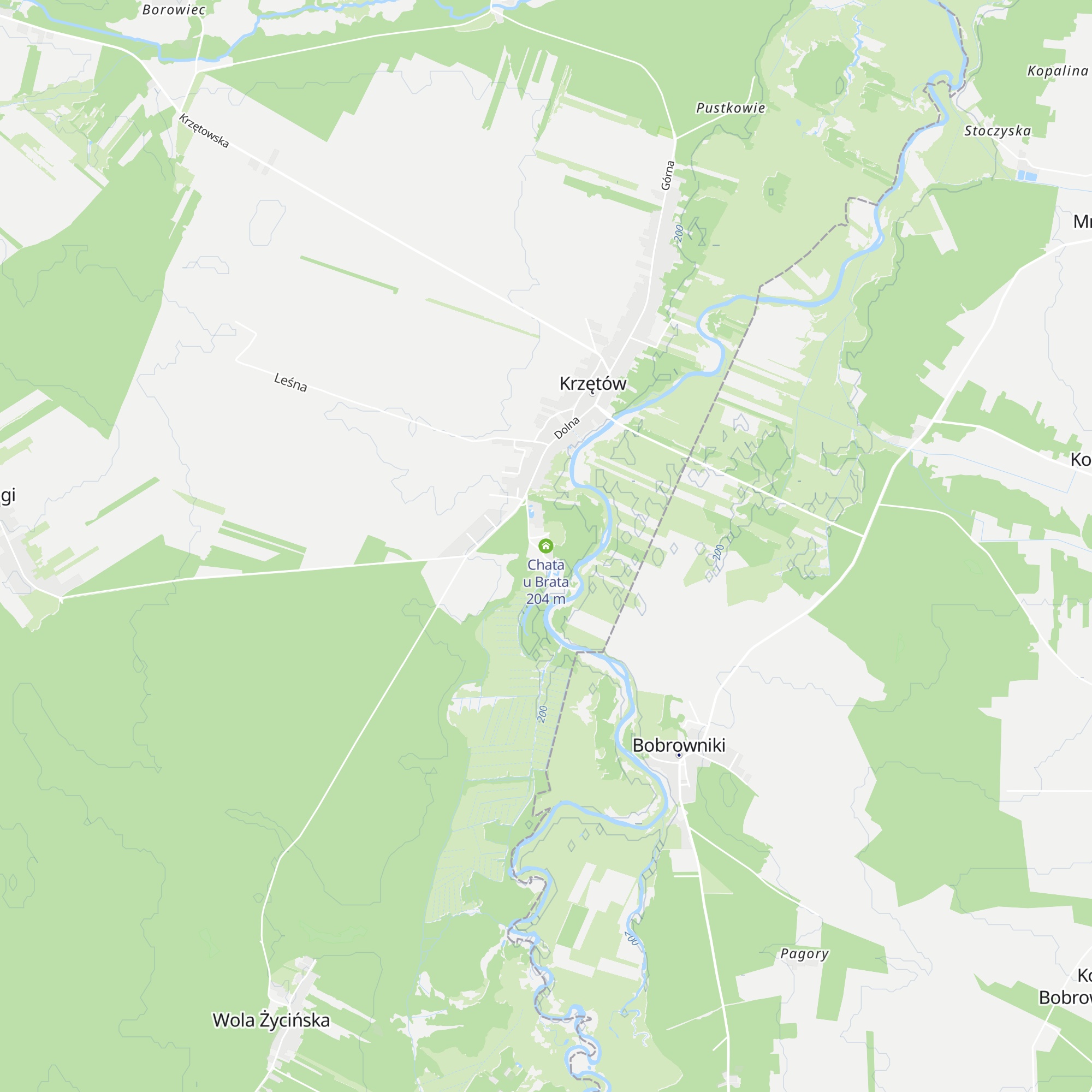 Chata u Brata map